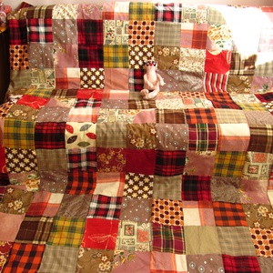 patchwork takaró - otthon & lakás - lakástextil - ágytakaró - Meska.hu