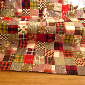 patchwork takaró - otthon & lakás - lakástextil - ágytakaró - Meska.hu