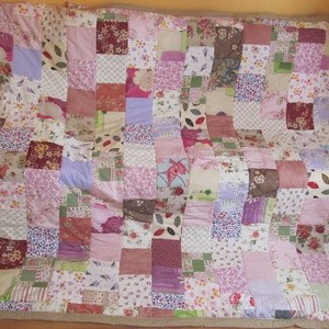 patchwork takaró - otthon & életmód - lakástextil - ágytakaró - Meska.hu