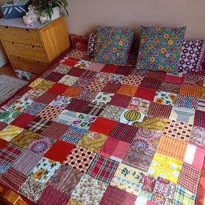 Kockás patchwork - Meska.hu
