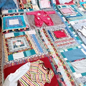 Emlék patchwork takaró - Meska.hu