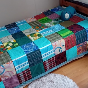 Patchwork takaró Imola részére - Meska.hu
