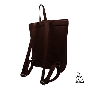 Unisex hátitáska sötétbarna színben - táska & tok - hátizsák - hátizsák - Meska.hu