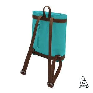 Türkiz�barna női hátitáska A4-es méretben - táska & tok - hátizsák - hátizsák - Meska.hu