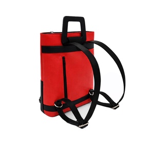 Piros�fekete 2 az 1-ben hátitáska és kézitáska � Banyz - táska & tok - hátizsák - hátizsák - Meska.hu