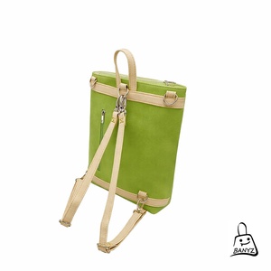 ZÖLD�BÉZS TÖBBFUNKCIÓS NŐI TÁSKA � HÁTITÁSKA, KÉZITÁSKA ÉS VÁLLTÁSKA EGYBEN  - táska & tok - variálható táska - Meska.hu