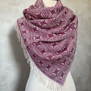 Merinó gyapjú sál - Christmas punch, Ruha & Divat, Sál, Sapka, Kendő, Sál, Szövés, MESKA