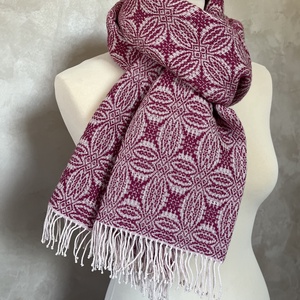 Merinó gyapjú sál - Christmas punch - ruha & divat - sál, sapka, kendő - sál - Meska.hu