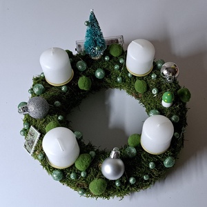 Adventi koszorú  - Meska.hu