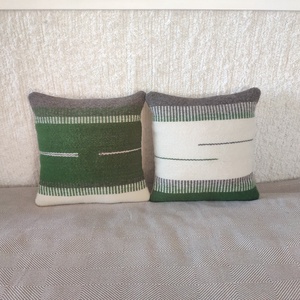 'ELSŐ HÓ' kézzel szőtt gyapjú díszpárnahuzat garnitúra - otthon & életmód - lakástextil - párna & párnahuzat - Meska.hu