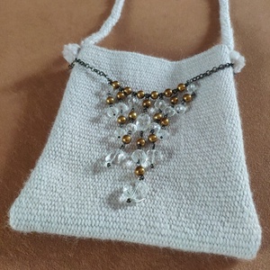 'KASTÉLY' ünnepi, alkalmi kistáska / kistarisznya AJÁNDÉK FÜLBEVALÓVAL - Meska.hu