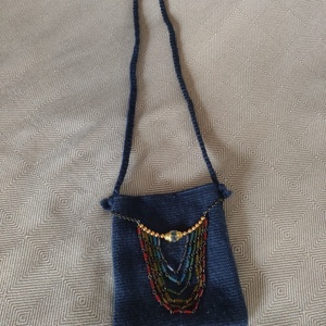 'ESTÉLY' ünnepi, alkalmi kistáska / kistarisznya AJÁNDÉK FÜLBEVALÓVAL - táska & tok - kézitáska & válltáska - tarisznya - Meska.hu