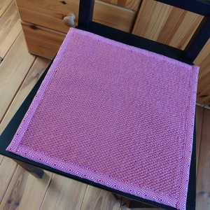 Kézzel szőtt, nemez hatású vörös székpárnák / alátétek - 2 darabos szett - otthon & életmód - lakástextil - szőnyeg - szövött szőnyeg - Meska.hu