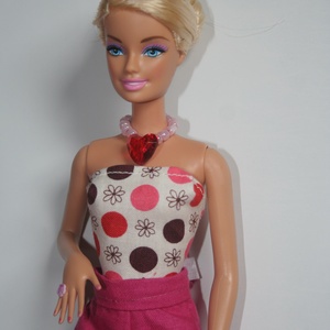 Barbie ruha készítő csomag nadrág és Top - diy (leírások) - szabásminta, útmutató - Meska.hu
