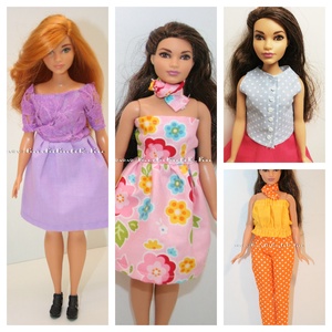 Dundi Barbie ruhakészítő csomag 2, DIY (leírások), Szabásminta, útmutató, Varrás, MESKA
