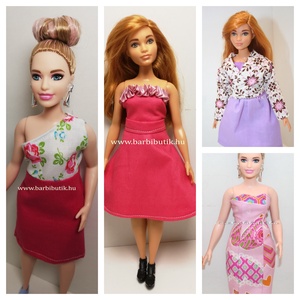 Barbie ruhakészítő csomag dundi barbie 1, Játék & Sport, Baba & babaház, Barbie ruhák, Varrás, Meska