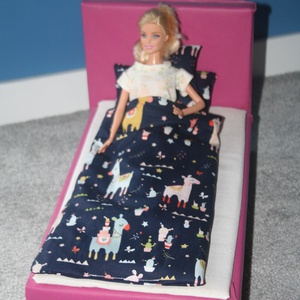 Barbie ágynemű lámás - játék & sport - baba & babaház - babaruha, babakellék - Meska.hu