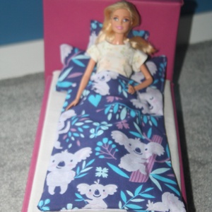 Barbie ágynemű koalás - játék & sport - baba & babaház - babaruha, babakellék - Meska.hu