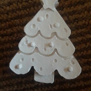 Gipsz karácsonyfa festhető natúr alap, Otthon & Lakás, Dekoráció, Dísztárgy, , MESKA