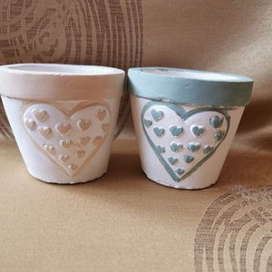 Szívecskés kaspó - diy (csináld magad) - egységcsomag - Meska.hu