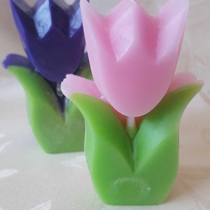 Tulipán gyertya - Meska.hu