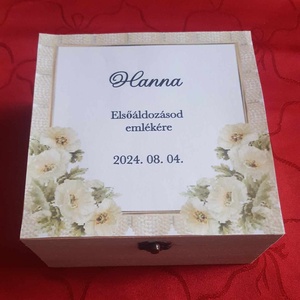 Emlékőrző elsőáldozásra, keresztelőre fiúknak, lányoknak - otthon & életmód - dekoráció - dísztárgy - Meska.hu