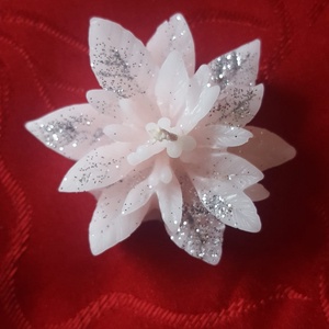 Mikulásvirág úszógyertya - normál gyertya - otthon & életmód - gyertya, illat, aroma - gyertya - Meska.hu