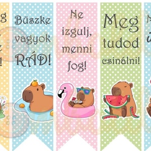 Capibara könyvjelző szett - Meska.hu