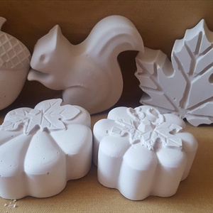 Őszi gipsz kifestő szett, DIY (Csináld magad), Egységcsomag, , MESKA