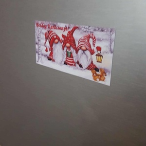 10db karácsonyi manós mágneses könyvjelző és hűtőmágnes egyben, Karácsony, Karácsonyi lakásdekoráció, Karácsonyi lakásdíszek, , MESKA