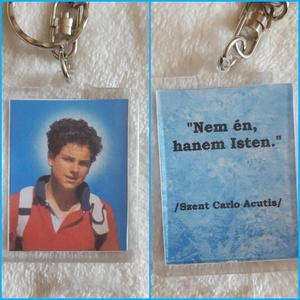 Szent Carlo Acutis kulcstartó, Táska & Tok, Kulcstartó & Táskadísz, Kulcstartó, , MESKA