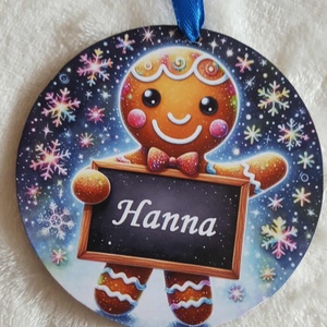 Mézi babás névre szóló karácsonyfadísz, Karácsony, Karácsonyi lakásdekoráció, Karácsonyfadíszek, , MESKA