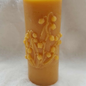 Gyöngyvirág mintás gyertya, Otthon & Életmód, Gyertya, illat, aroma, Gyertya, , MESKA