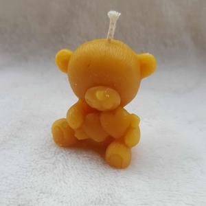 5db mini macika szívvel gyertya, Esküvő, Emlék & Ajándék, Köszönőajándék, , MESKA