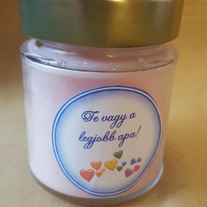 Képes vagy üveges gyertya apának - otthon & életmód - gyertya, illat, aroma - gyertya - Meska.hu