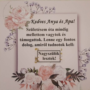 Bababejelentő kaparós kártya - baba - mama - babaemlékek - bababejelentők - Meska.hu