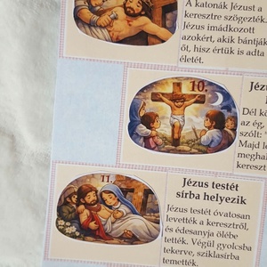 A húsvét igazi története matricás lap - diy (csináld magad) - egységcsomag - Meska.hu