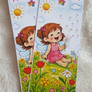 10db-os Boldog nőnapot mágneses könyvjelző kislányoknak - otthon & életmód - dekoráció - dísztárgy - Meska.hu