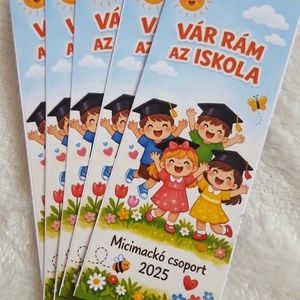 10db Ballagási könyvjelző ovisoknak - Meska.hu