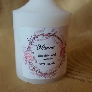 Képes vagy üveges gyertya elsőáldozásra, Otthon & Életmód, Gyertya, illat, aroma, Gyertya, , MESKA