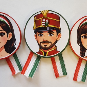 Kokárda gyerekeknek, tiniknek - ékszer - kitűző és bross - Meska.hu