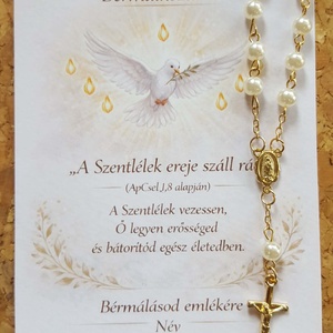 Egy tizedes, különleges rózsafüzér - otthon & életmód - vallás - lánc & füzér - Meska.hu