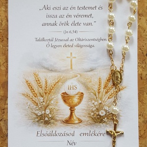 Egy tizedes, különleges rózsafüzér - otthon & életmód - vallás - lánc & füzér - Meska.hu