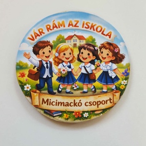 Ballagási kitűző ovisoknak - Meska.hu