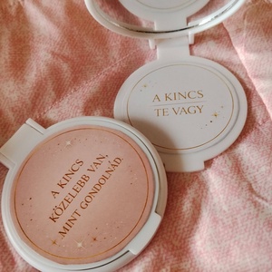 Feliratos, pozitív és egyedi sminktükör kislányoknak - otthon & életmód - dekoráció - dísztárgy - Meska.hu