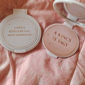 Feliratos, pozitív és egyedi sminktükör kislányoknak - otthon & életmód - dekoráció - dísztárgy - Meska.hu