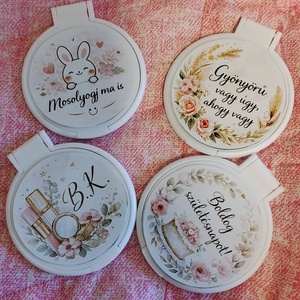 Feliratos, pozitív és egyedi sminktükör kislányoknak - Meska.hu