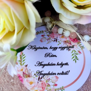 Ballagási köszönő ajándék ásvány karkötő - ékszer - karkötő - bogyós karkötő - Meska.hu