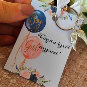 Nagynéni leszel fehér kulcstartó - táska & tok - kulcstartó & táskadísz - kulcstartó - Meska.hu Nagynéni leszel fehér kulcstartó - táska & tok - kulcstartó & táskadísz - kulcstartó - Meska.hu