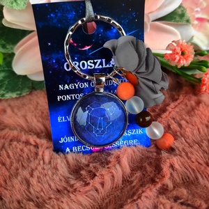 Oroszlán horoszkópos kulcstartó, Táska & Tok, Kulcstartó & Táskadísz, Kulcstartó, Ékszerkészítés, MESKA